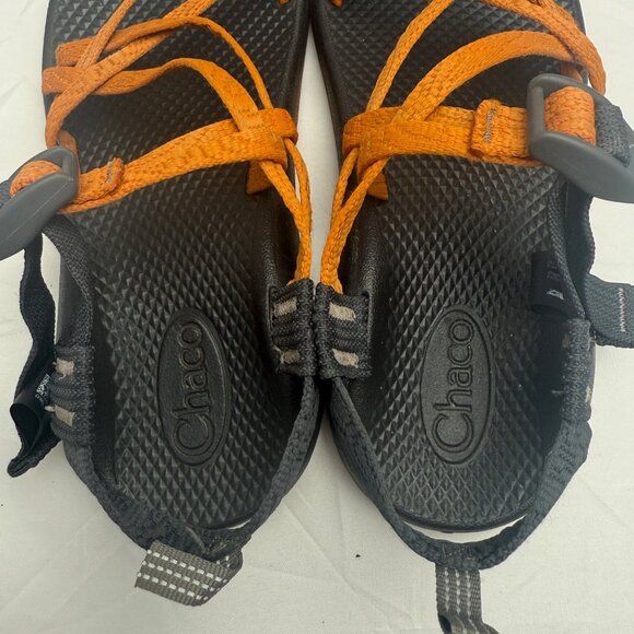 Chaco Z Volv 2 Womens Outdoor Sandals Size 5 Adjustable Black/Orange - Picture 10 of 15